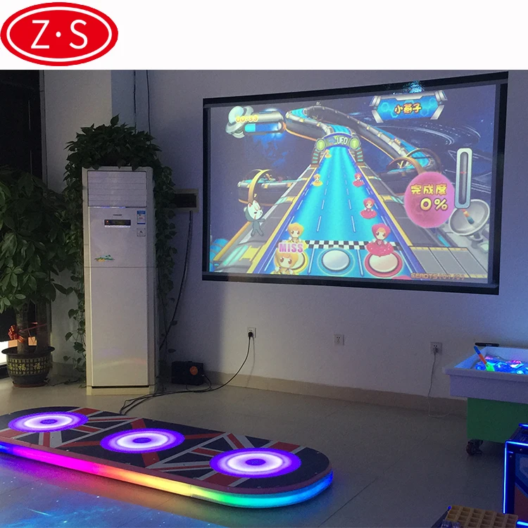 
Commerical interactive projector games interactive jumping game machine for kids 