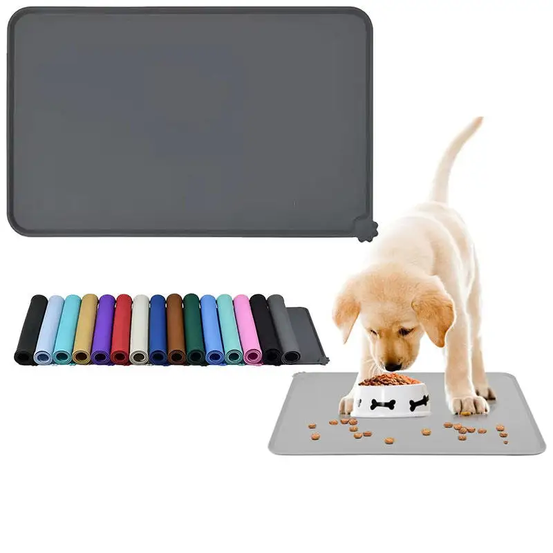 2025 Мягкий Складной однотонный Прямоугольный складной коврик для собак