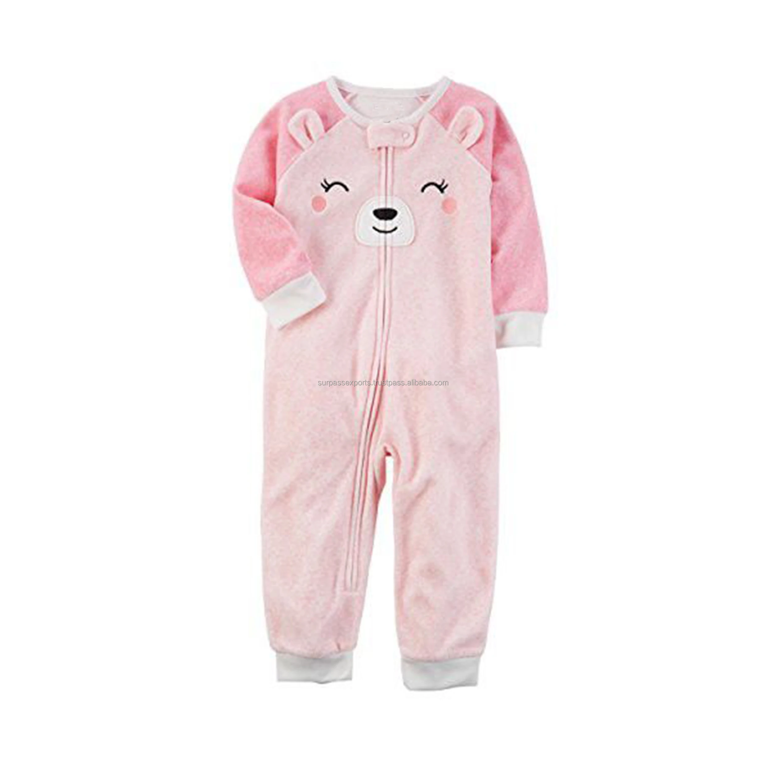 New Arrival Comfortable Baby Sleep Suit with 100 Percent Cotton Fabric Available at Bulk Quantity Kids Body Suits
