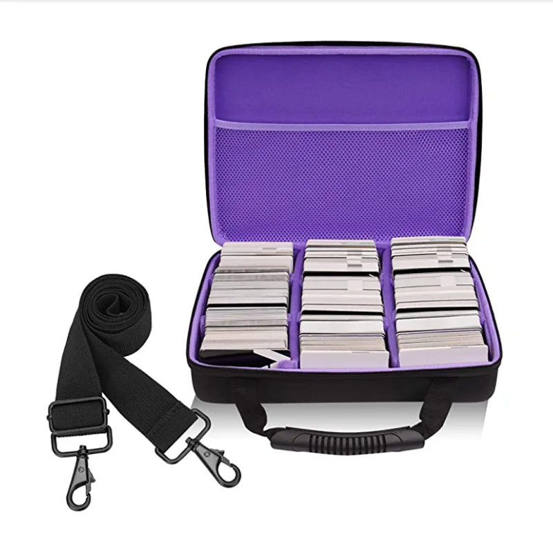 Large Game Card Case Storage Holder for 2500+ Cards, Fits for Main Card Game - C. A. H. Card Game, Sport Card Box for PM Cards,