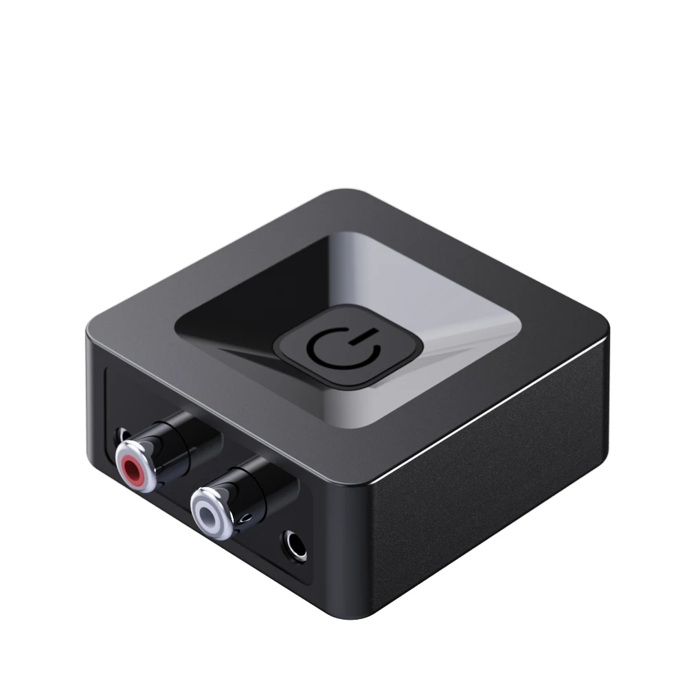 
2021 New technology wirelesss 3.5mm+2RCA outputs bt mini audio converter box for home use from China factory 