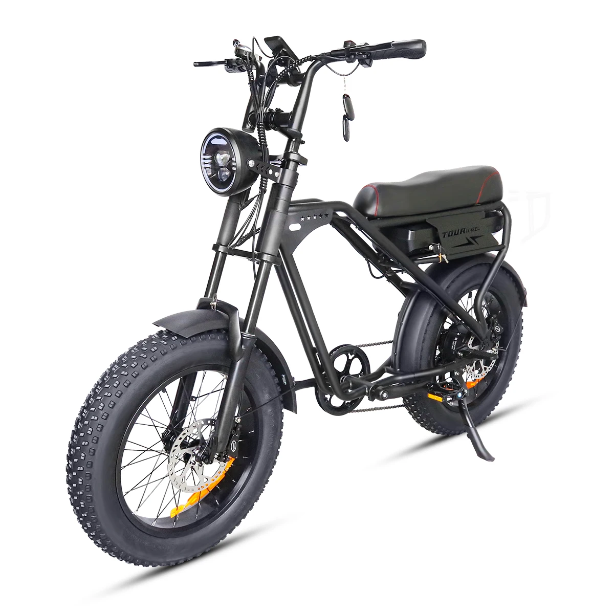 Tourwheel ЕС склад задний мотор электровелосипед амортизационная шина Электрический велосипед Гибридный дисковый тормоз взрослый 250 Вт