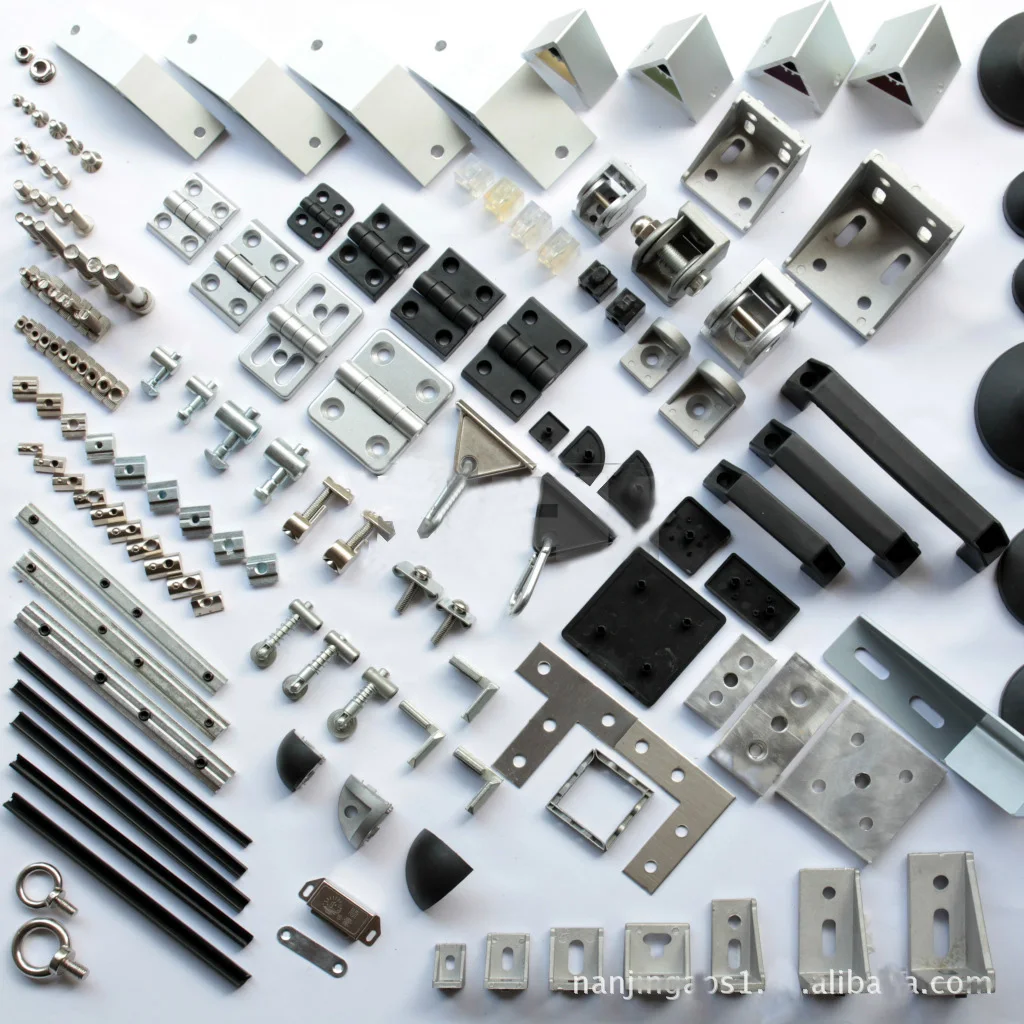 Professional Manufacturer Sells Aluminum Profile Fastener T Slot Aluminum Profile Accessories With Nuts And Bolts