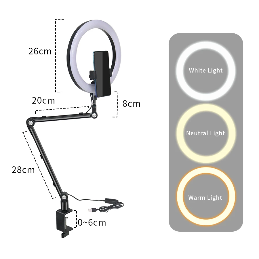 Настольный зажим для камеры