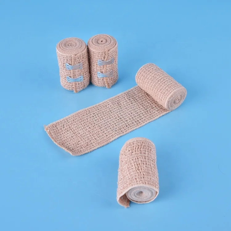 Shaoxing manufacture medical hospital 100 yard comfortable elastic gauze rolls bandage