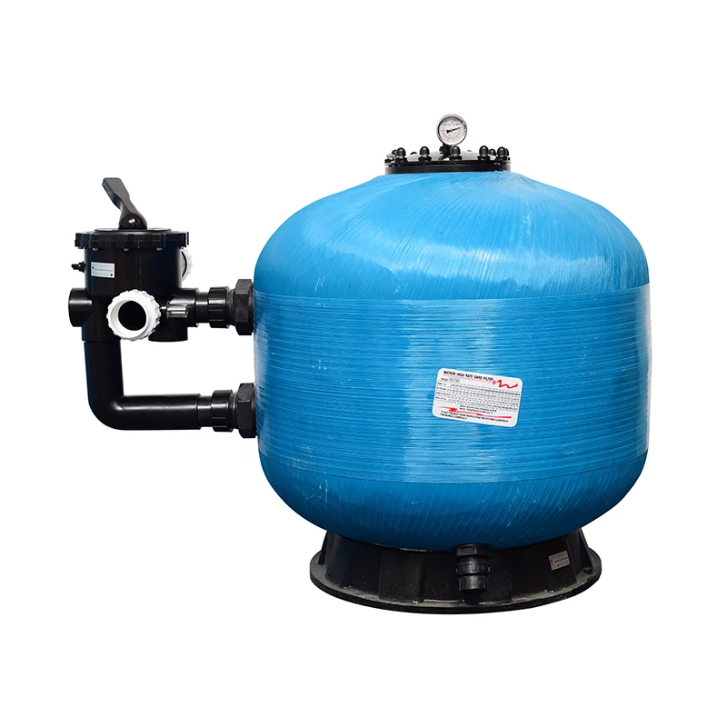 Hot sale Easy To Install Side Mounted Sand Filter Water Treatment Fiberglass Filtro De Piscina Machine For Inground Pool