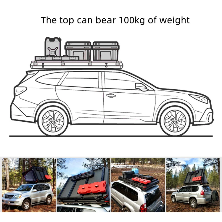 suv tailgate ford ranger pickup trailer  roof tents  outdoor for car camping