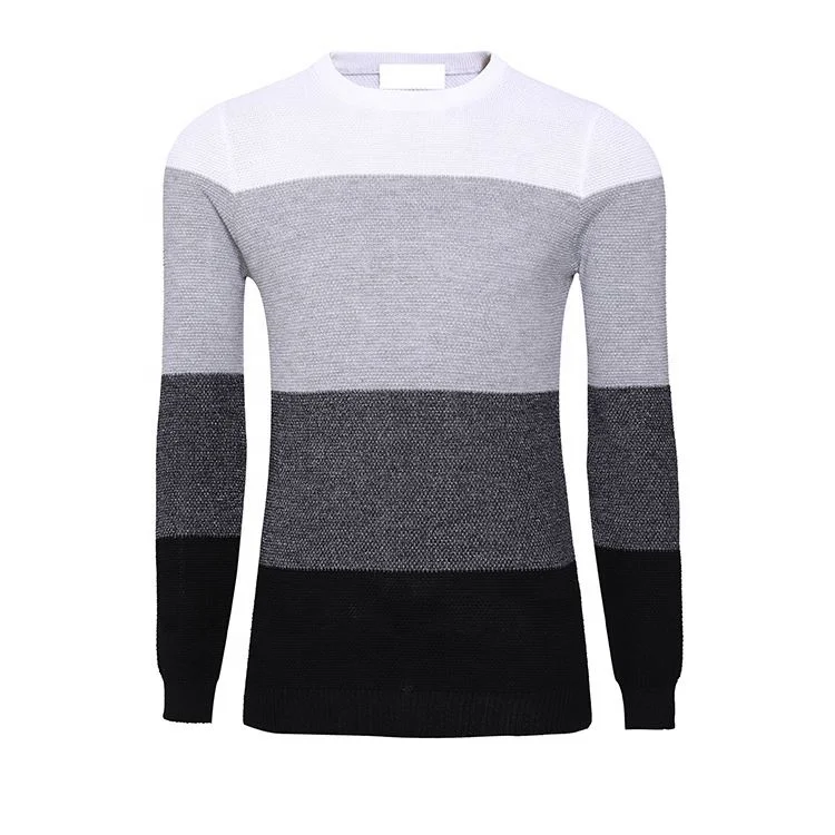 
High Quality Customized Anti-wrinkle Breathable knit Men burgundy/grey/khaki Sweater 