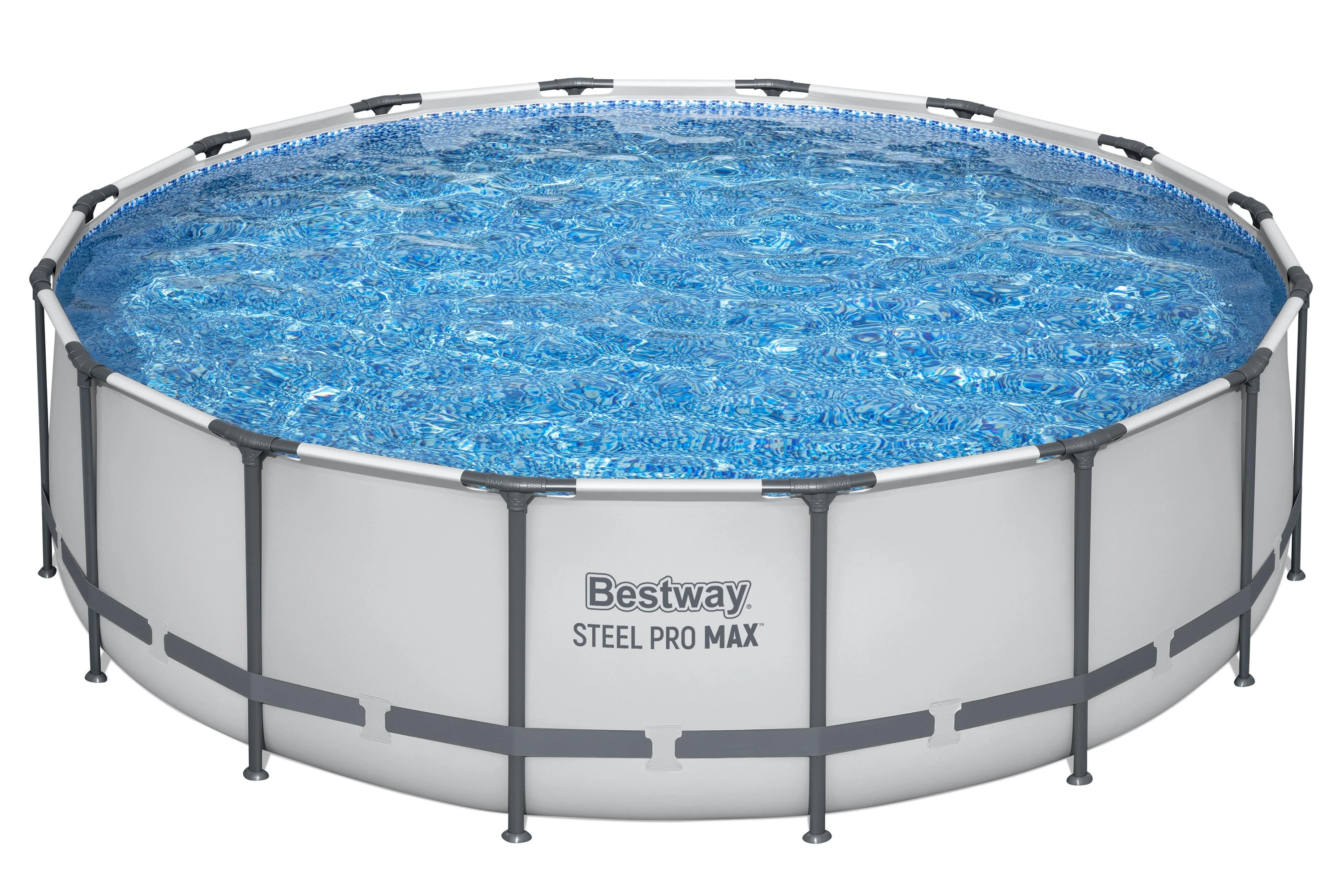 Лучший способ круглый металлический каркас Piscina семейный наземный открытый стальной бассейн