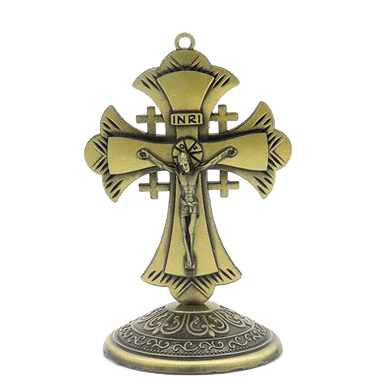 2021 High Quality Crafts Metal Crucifix Christ Religious Catholic Decor Cross
