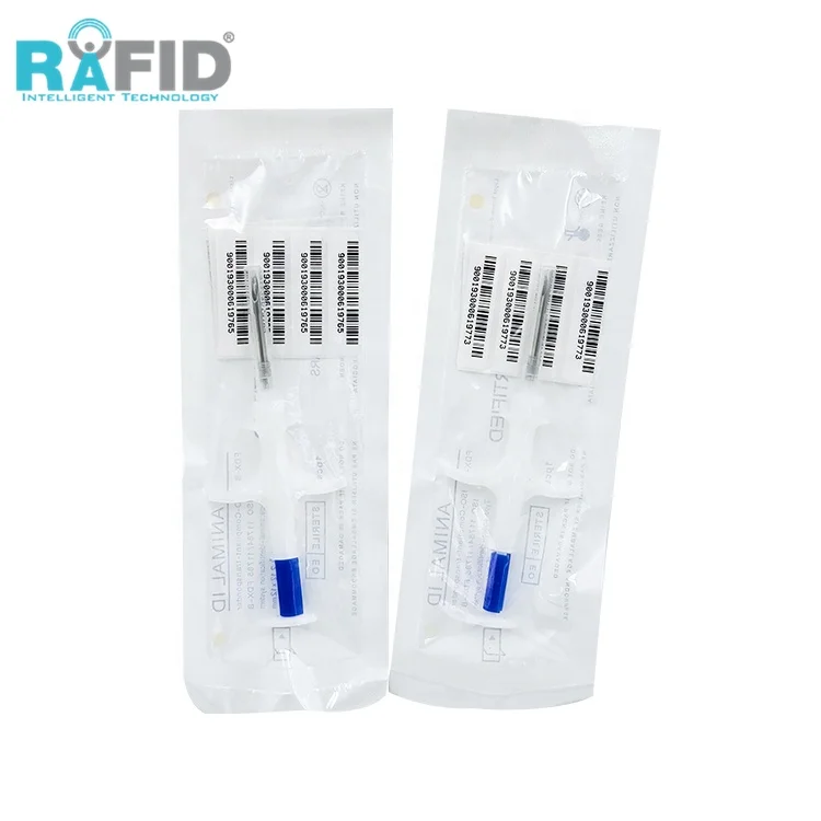 RAFID  Microchip Rfid Pet Tracking 134.2KHz Animal ID Microchips 1.25*7mm Pet Microchip