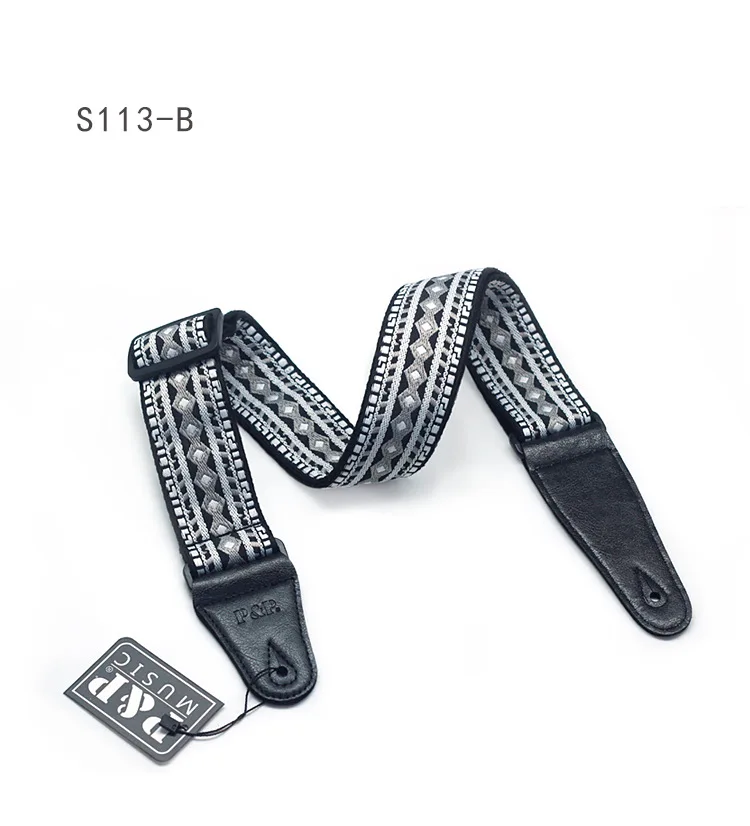 Embroidery cotton electric guitar straps bag straps for crossbody