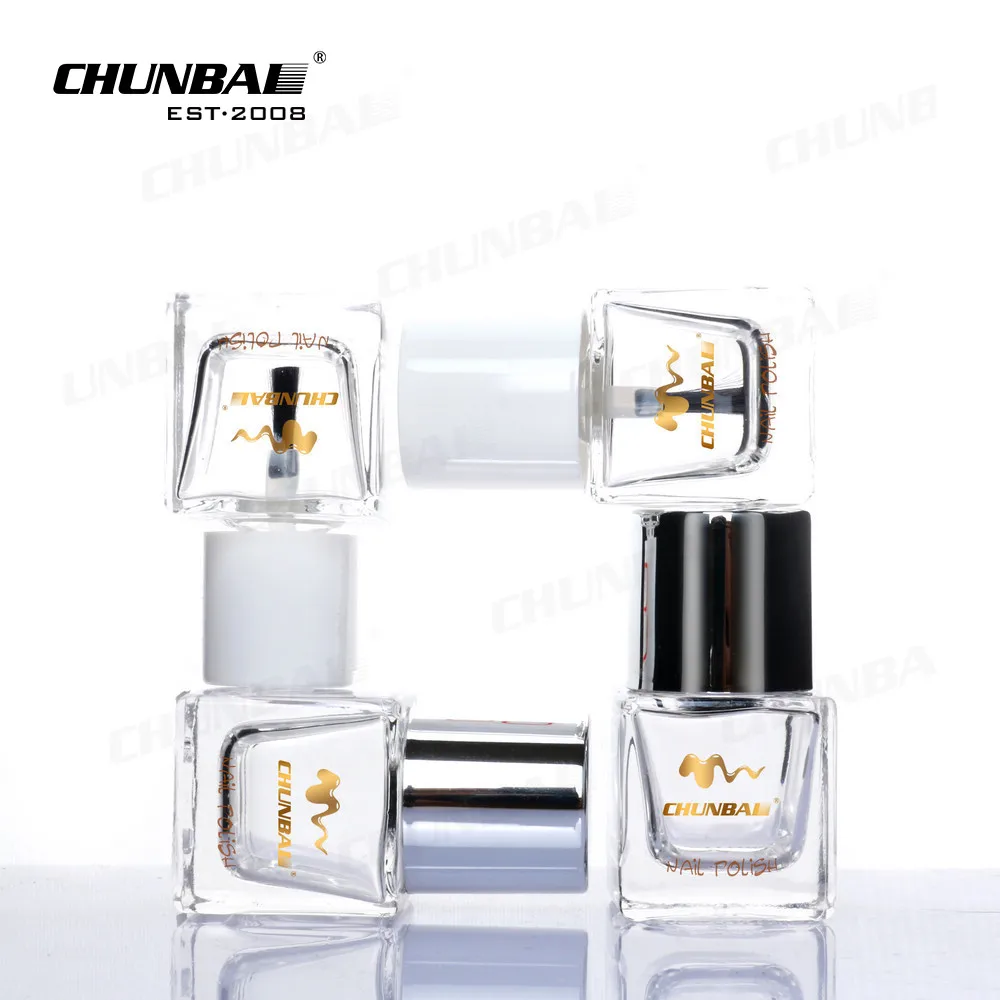 Bulk Fancy Colored 5Ml 20Ml Mini Custom Made Design Your Own Empty Clear / White Luxury Uv Gel Nail Polish Bottle Packaging Set