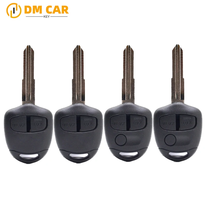 Remote car key case cover MIT11/MIT8 Blade 2/3 buttons for Mitsubishi Pajero Sport Outlander Grandis ASX auto key