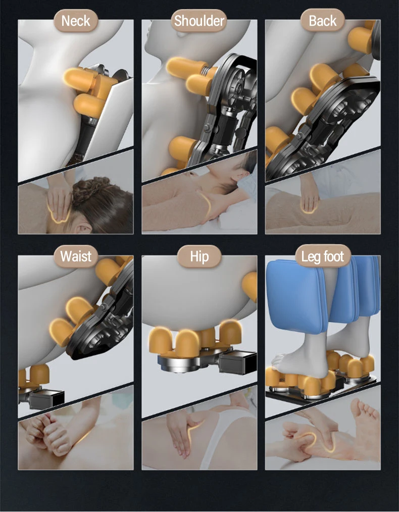 Wholesale High Quality New OEM Bill Operated Shiatsu Air Bags Large Recliner 4D Massage Chair for Sale