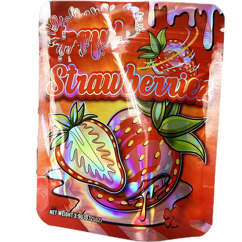 In stock Mett Candy cookie gummy smell proof 3.5g packaging ziplock mylar bags 100 pieces Price For small business