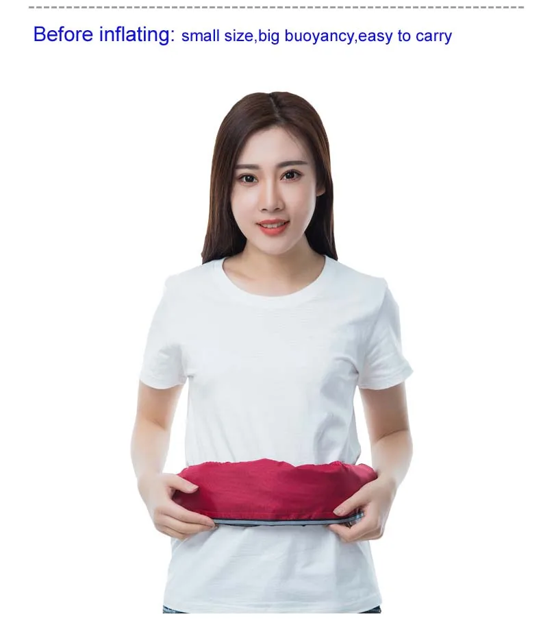 Ready for Shipment several colors inflatable lifesaving belt