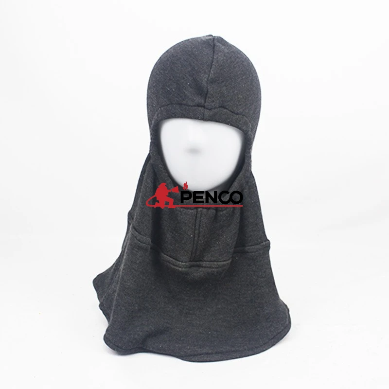 Safety Fire Fighter Proof Apparel Black Flame Resistant FR Ultra Soft Knit Hood