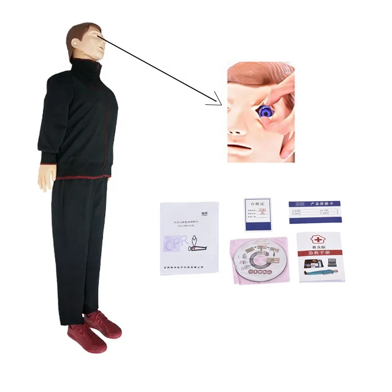 
Multifunctional device teaching basic first aid cpr simulator bls cpr train the trainer with touch screen controller 
