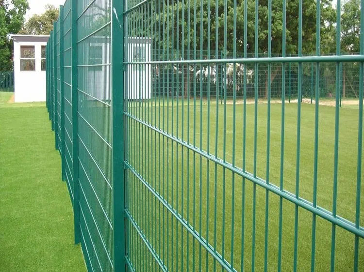 Trusted Factory Supplyes Galvanized and Powder Coated 2D Double Wire Fence 656 868 Mesh Panel Twin Wire Mesh Fence