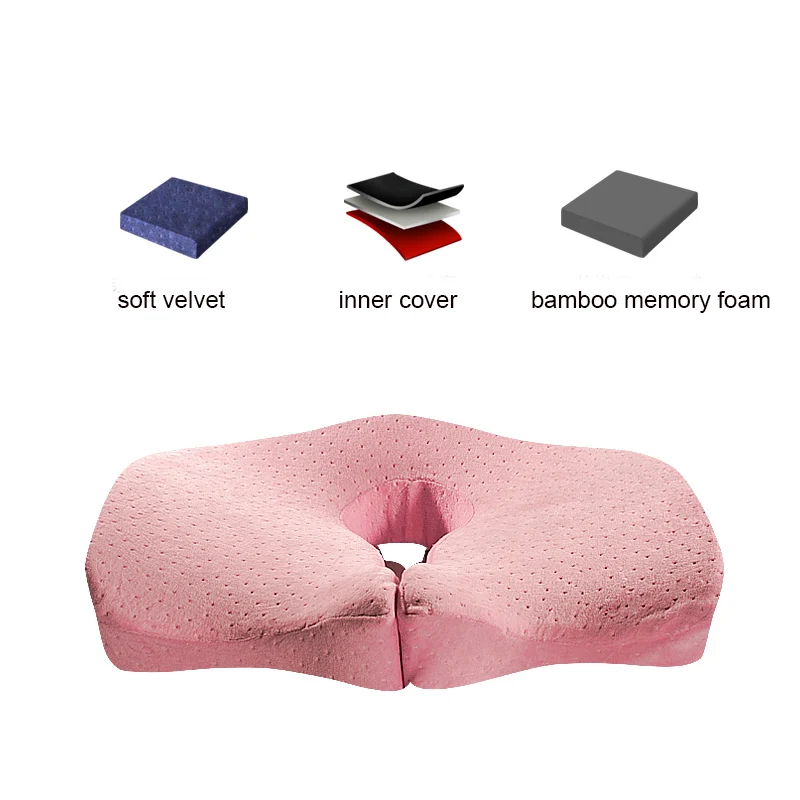 Заводская цена удобные корректирует Postures пены памяти сиденье подушки