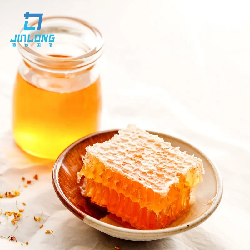 Best supplier raw honeycomb in 500g plastic cassette box for health