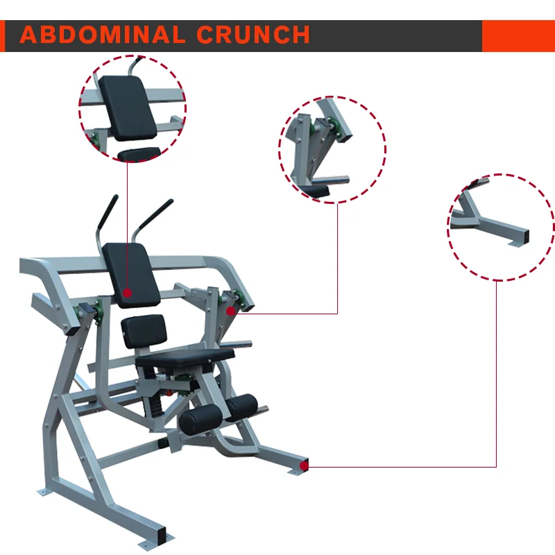 Commercial fitness equipment belly exercise abdominal crunch