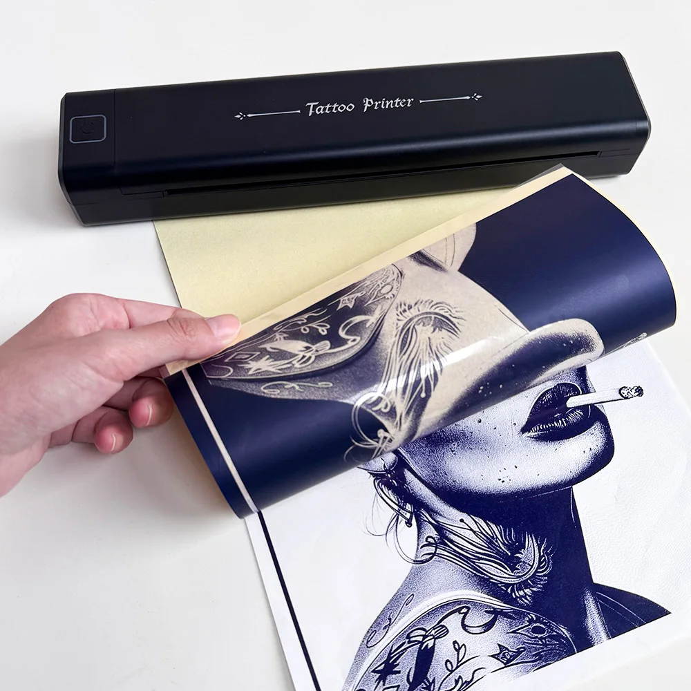 Newyes 2000mAh Mini Tattoo Thermal Printer Wireless Portable Stencil Copier Thermal Template Machine Tattoo Stencil Printer