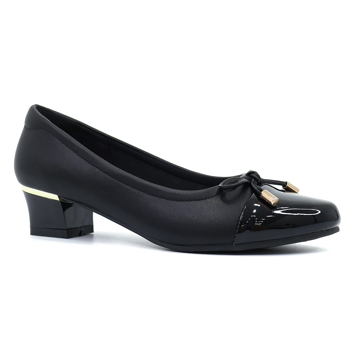 2023 OEM ODM NEW arrivals bowtie Design round Toe chaussure  footwear block Heels Ladies Dress Shoes Pumps for Women