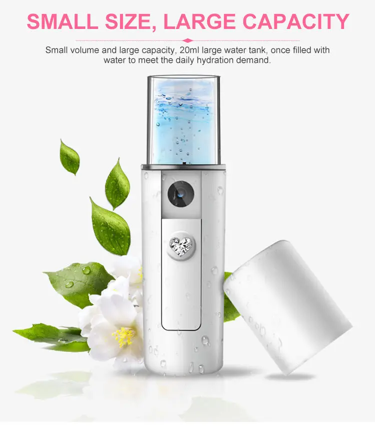 20 мл бутылка-распылитель Nano Mist спрей для лица портативный мини-спрей мистер с частной этикеткой увлажняющий очищающий уход за кожей