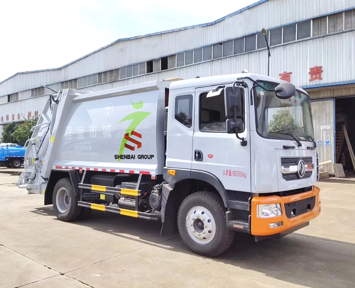 China Dongfeng 4x2 14CBM 16CBM 18CBM City Sanitation Waste Collection Vehicle Garbage Compactor Truck