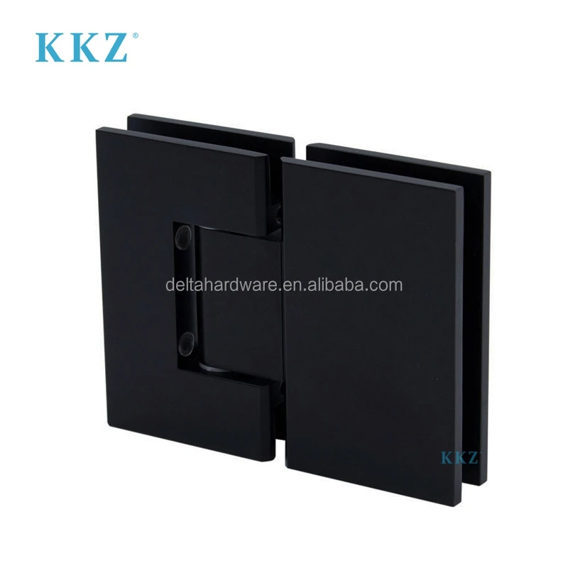 KKZ Custom Matte Black Polished Chrome Brushed Nickel Satin Brass Gold Stainless steel 201 304 316 shower glass door hinge