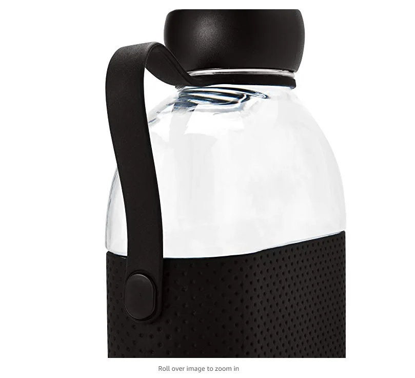 Bar Decor Most Popular Products Hip Flask Shaped Water Bottle, New Ideas 2020 Gift Hip Flask With Silicone Sleeve