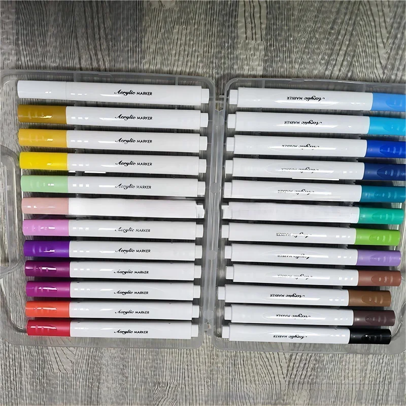 Natural Solid Wood Square Building Blocks Cube with Paint Set DIY Indoor Toys for Children