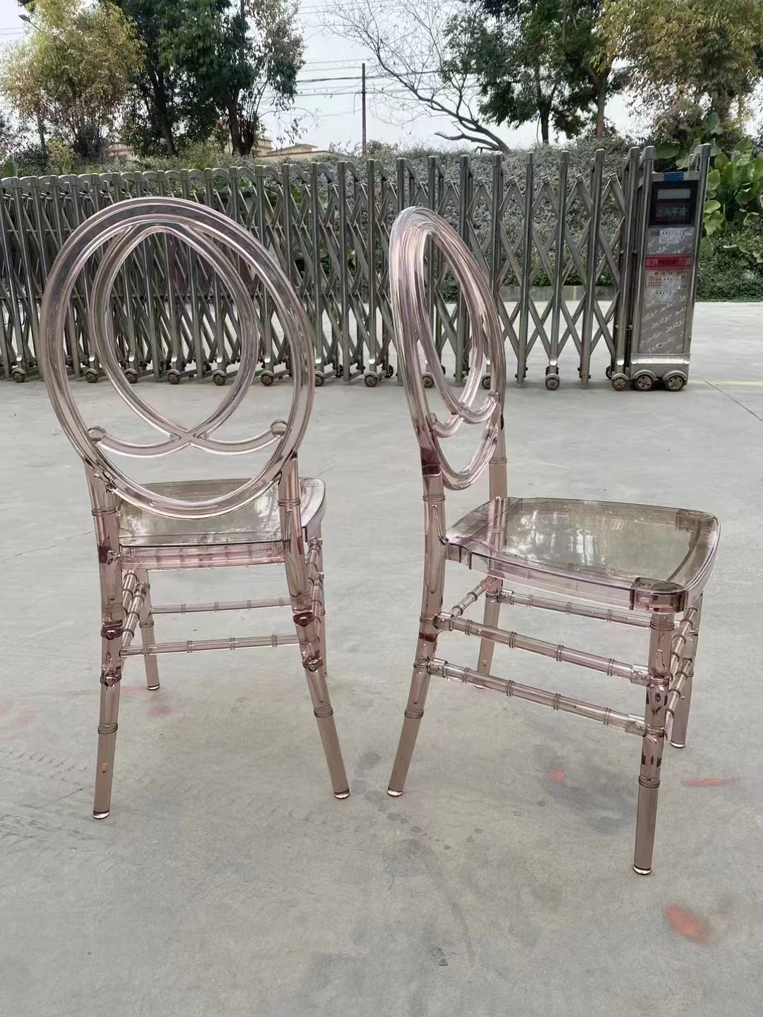 wedding furniture guangdong clear crystal plastic acrylic resin tiffany chiavari wedding event hotel banquet chair