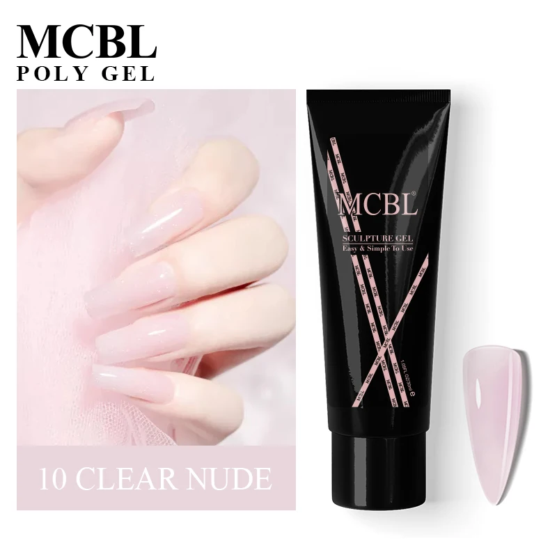 Poly Fast Building Gel 30ml Tube Packing Nail Extension Gel UV Nail Art Beauty Gel