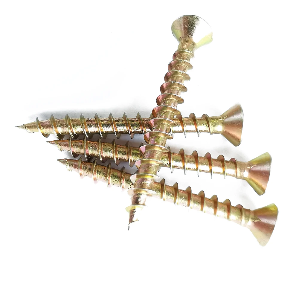 accept customization chipboard screws zinc plated