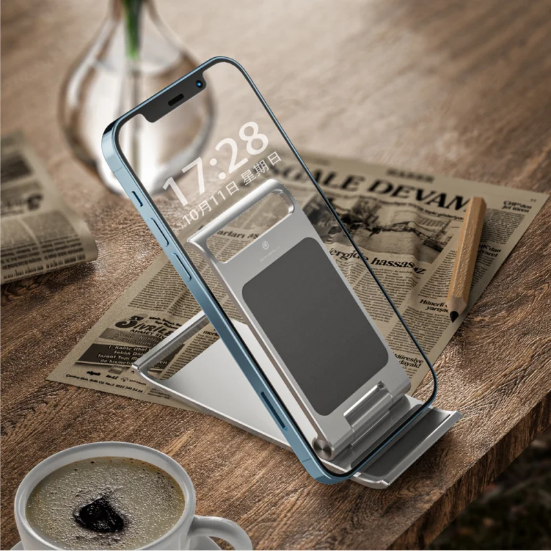 Boneruy Easy Carrying Portable Adjustable Aluminum Desktop Mobile Phone Tablet Holder