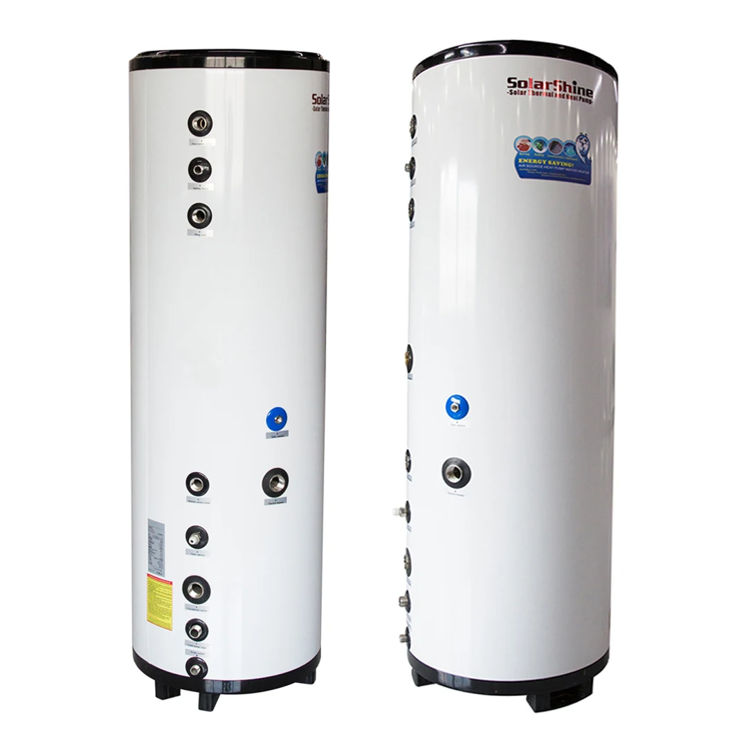 Heat pump stainless steel storage hot water tank 250 liter 300l 2000l with coil