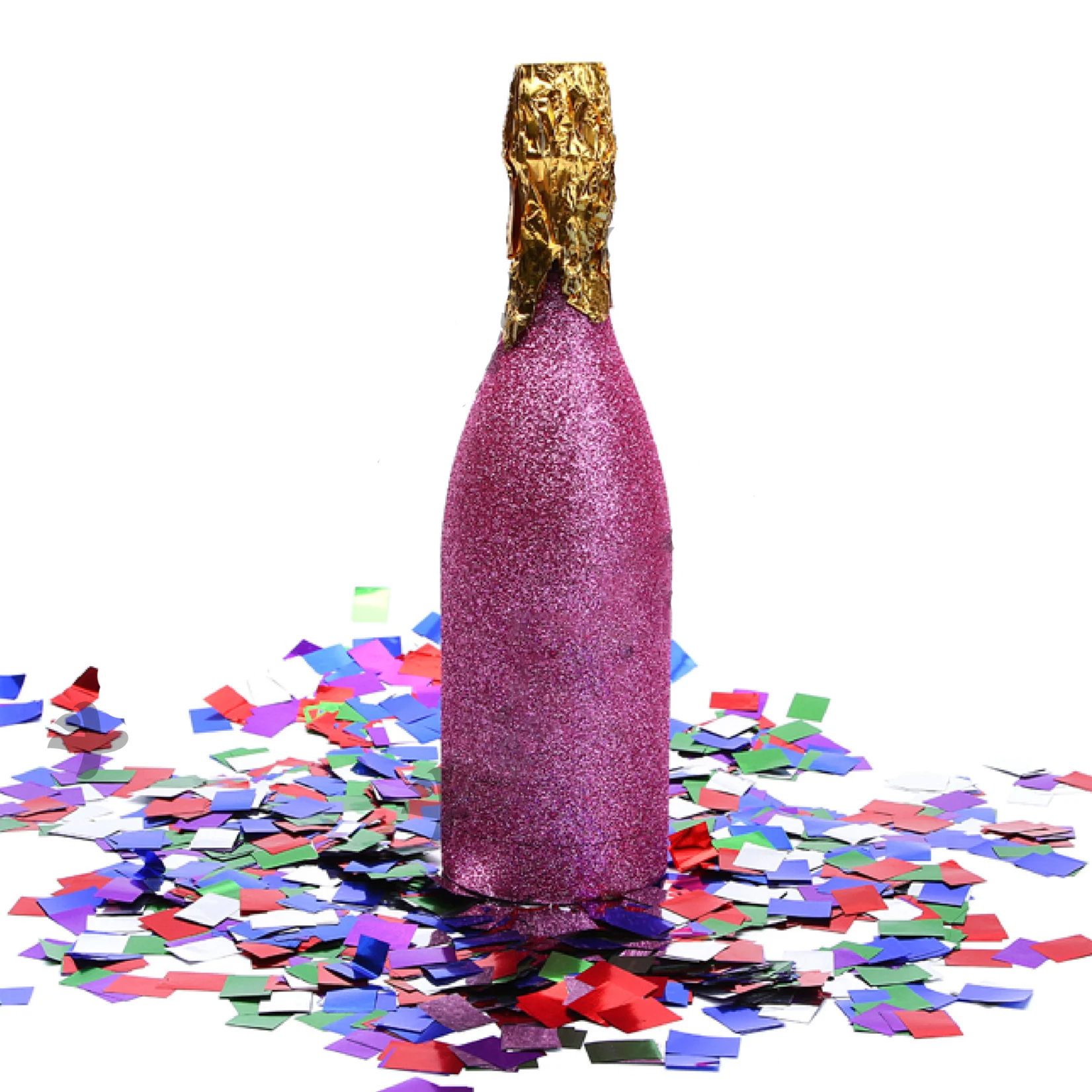 Customized wedding party salute confetti champagne fireworks salute wine bottle fireworks salute