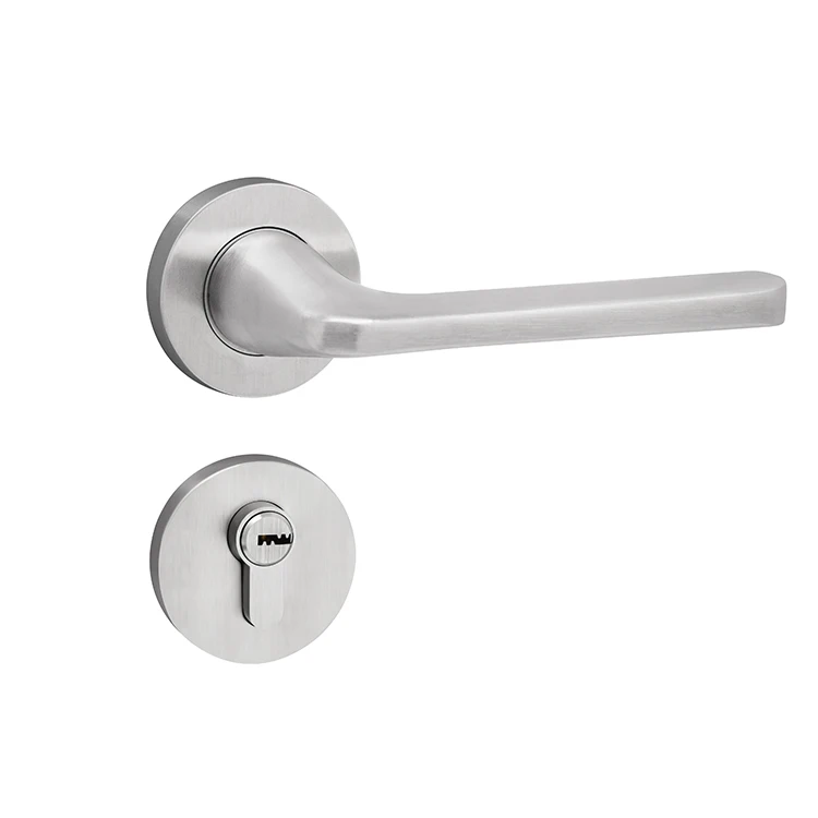 European Door Lock Handle Indoors Wooden Metal Doors Mortise Interior Doors Handles