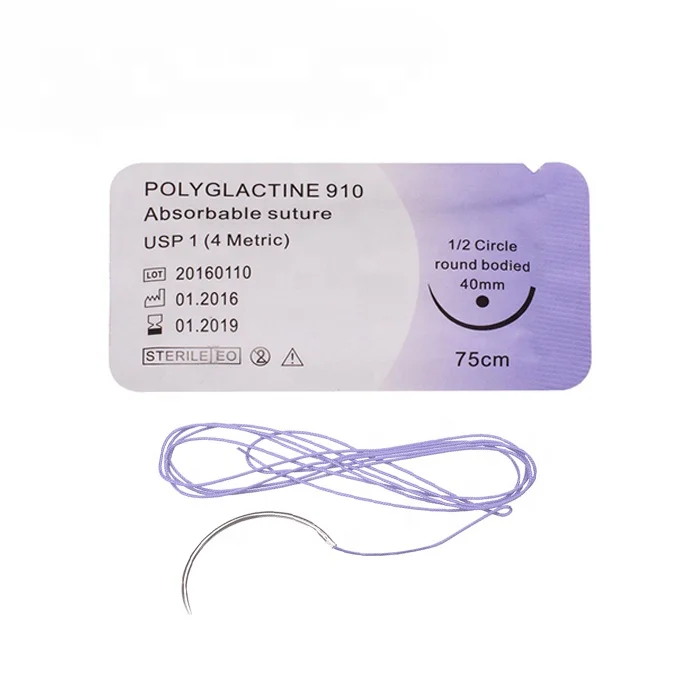 Medical Disposable Nylon Surgical Suture With Needles