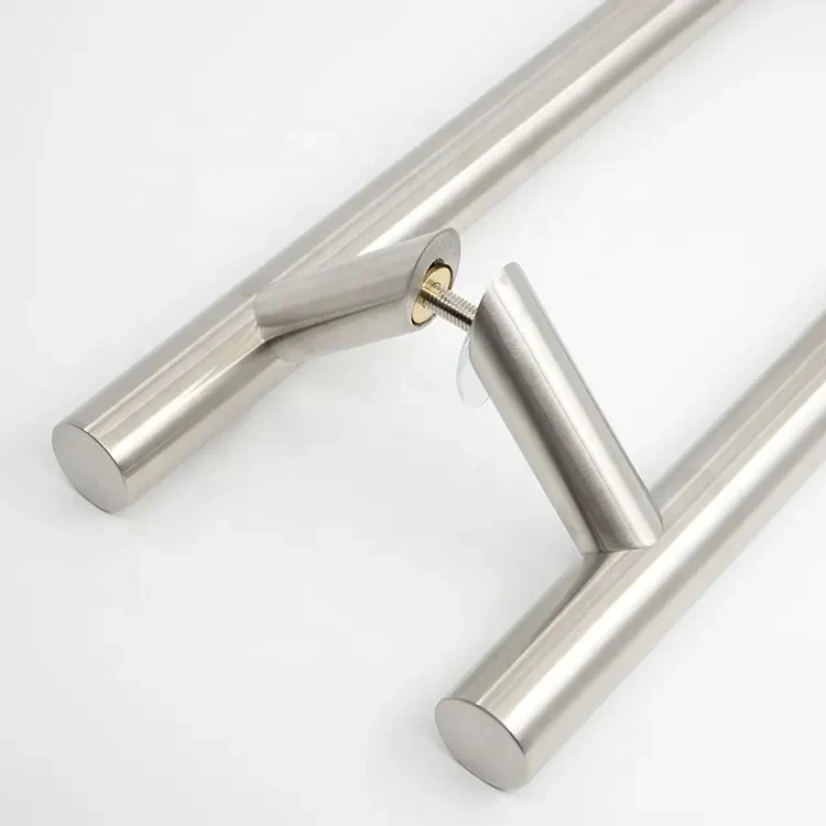 Алюминиевая дверная ручка, 45 градусов