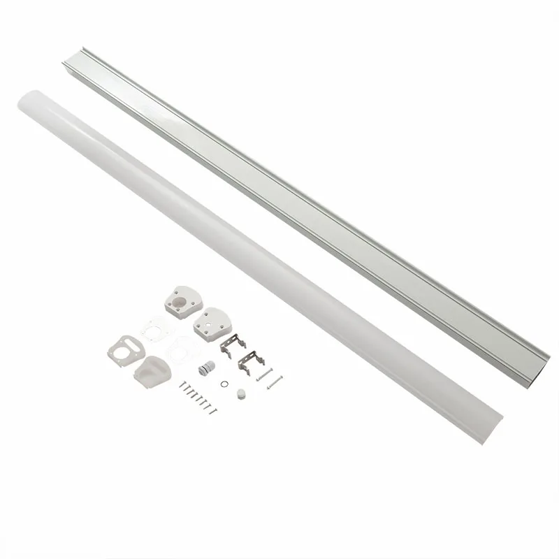 Factory Direct Supply  High Lumens Linear Style  IP65 Led Tri Proof Tube Light Housing