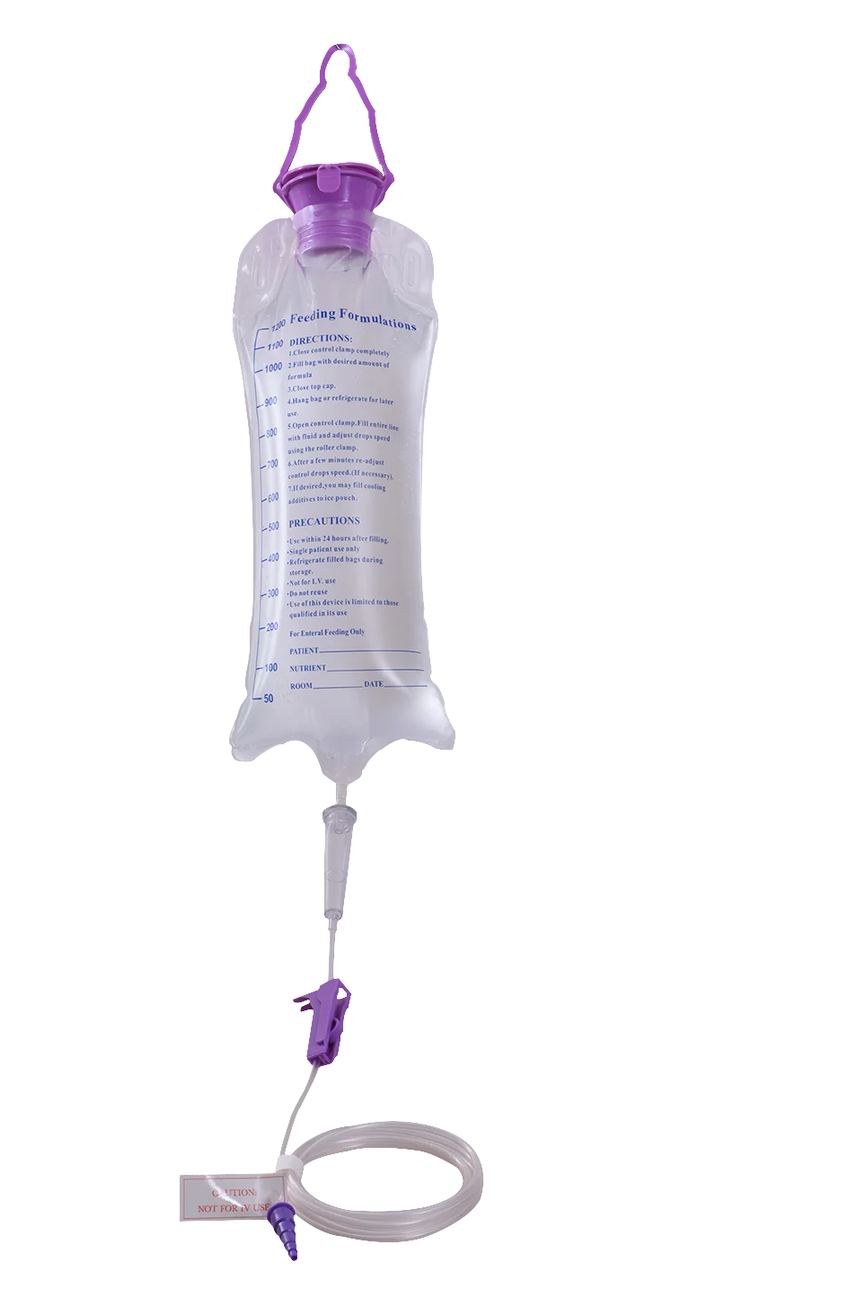 Wholesale Medical Enteral Pump Nutrition Gravity Enteral Feeding Bag Medical Plastic Bags Medical Pump Nutrition Feeding Bag