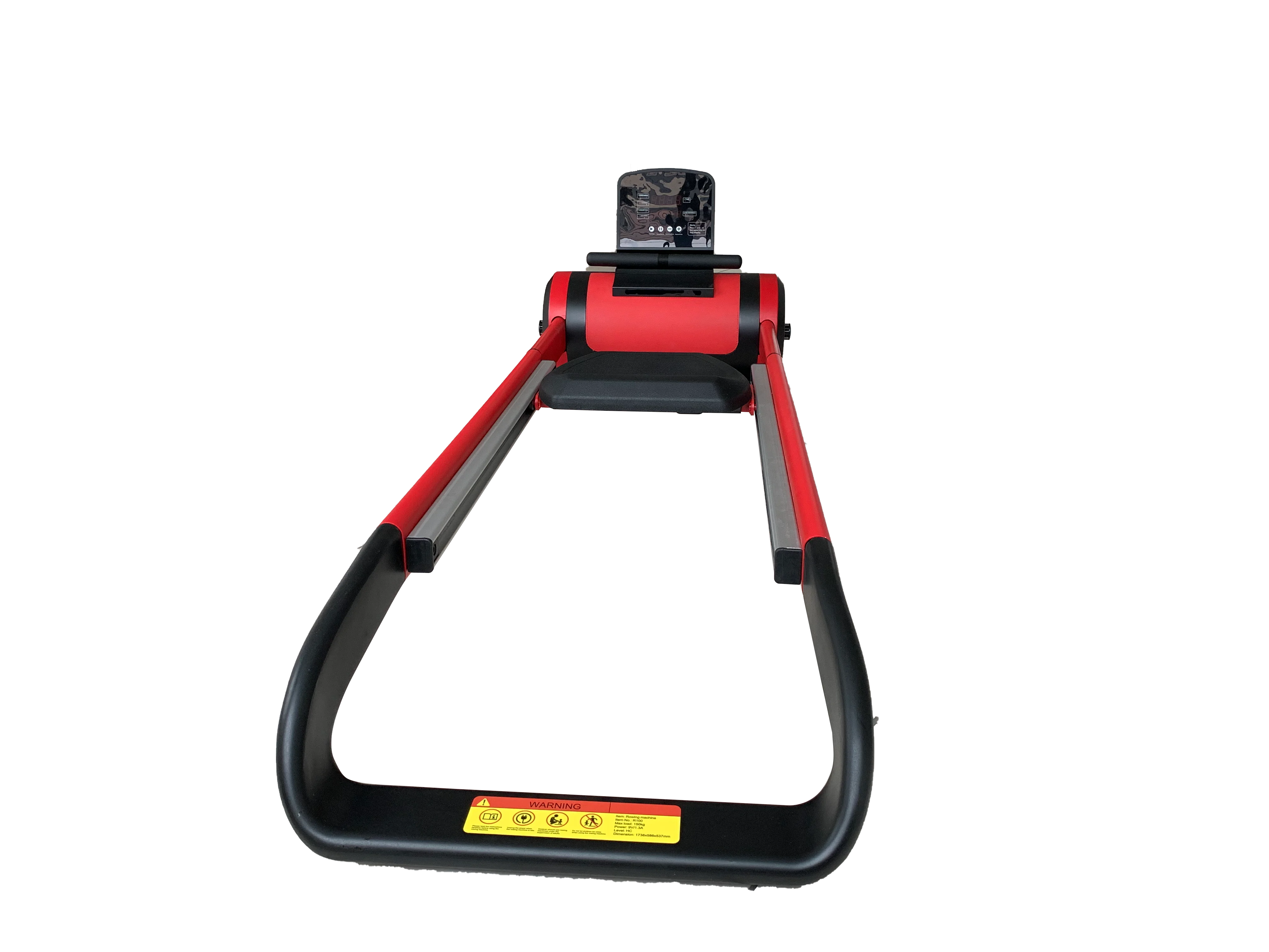 Professinal Indoor Foldable GYM Equipment water Rower Rowing Machine with Console