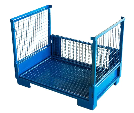Стальная металлическая сетчатая коробка Проволочная клетка металлический контейнер для хранения стальной складского оборудования
