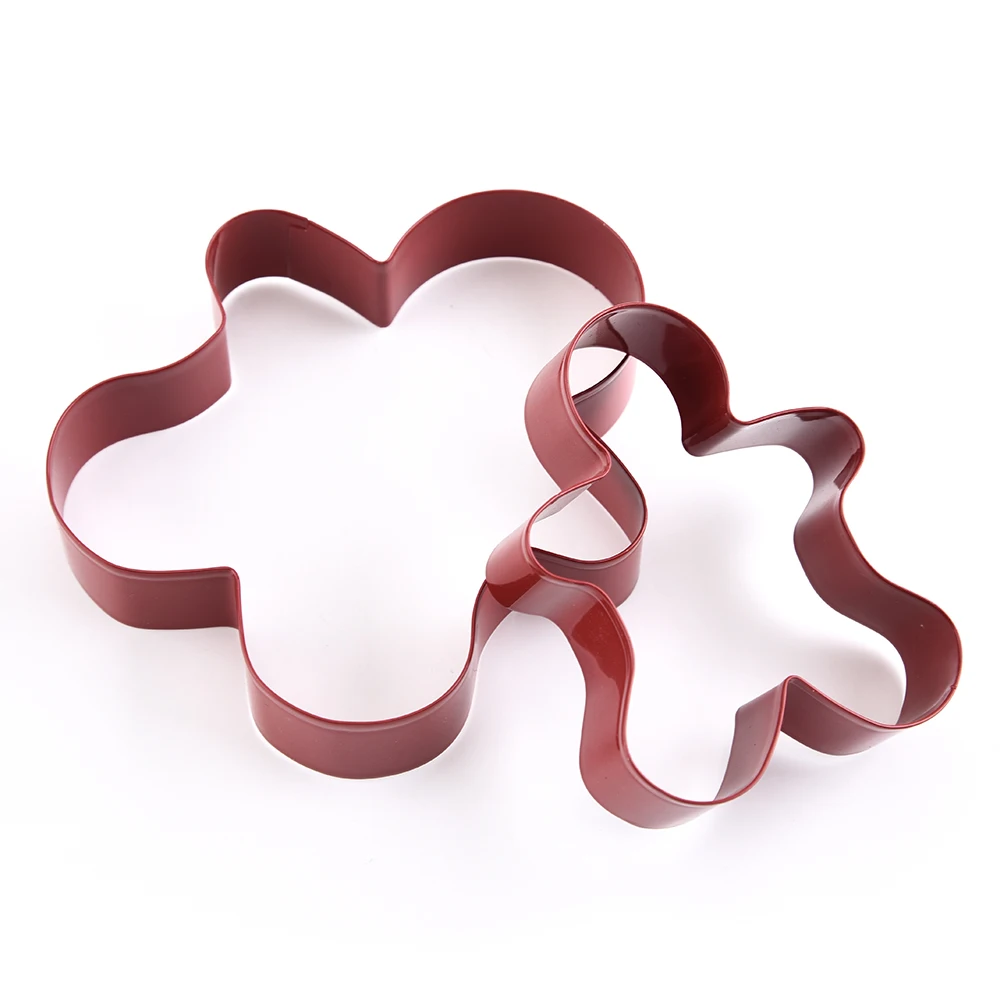 
5Piece Stainless steel Gingerbread Cookie Cutter Set with Powder Coating 