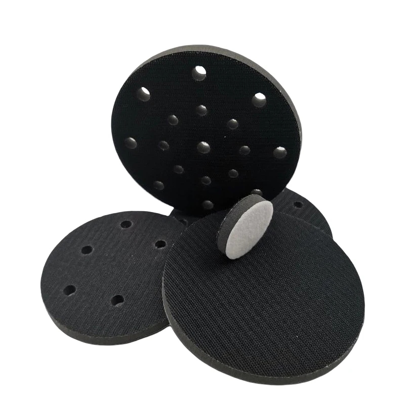 5Inch 44-Hole Hook and Loop Sponge Soft Interface Pad for Polishing Grinding Power Tools Accessories