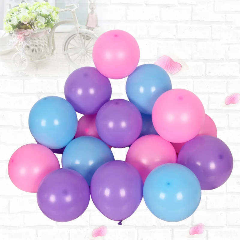 Wholesale Custom Color Matte Balloon 5 Inch Latex Wedding Birthday Decoration Round Party